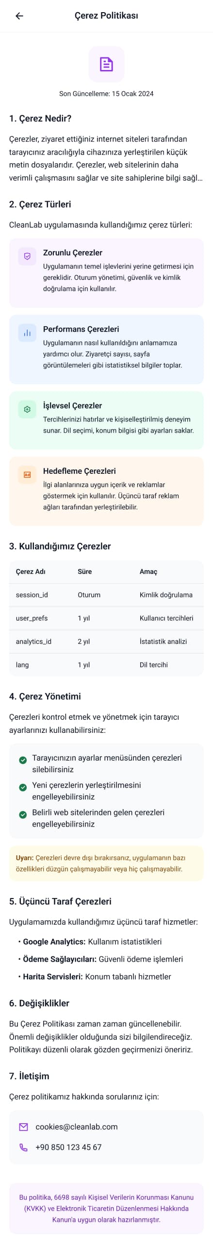 Clean Lab App — 123